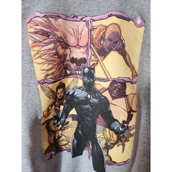 Marvel Men's Black Panthe Sweatshirt - Picture 2 of 4